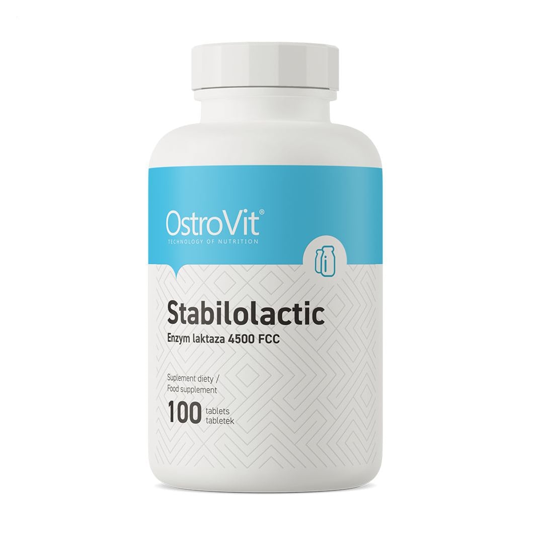 Фермент лактаза OstroVit Stabilolactic, 100 таблеток